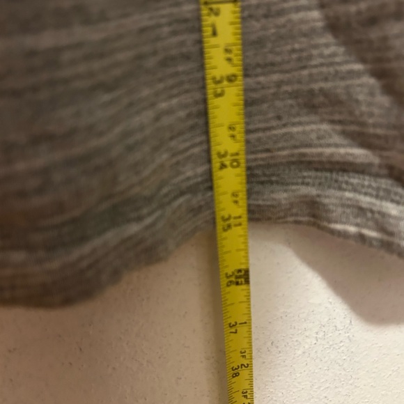 Club Monaco Gray Sweater Dress Tunic Terry Crew Neck size 10 - Picture 6 of 7